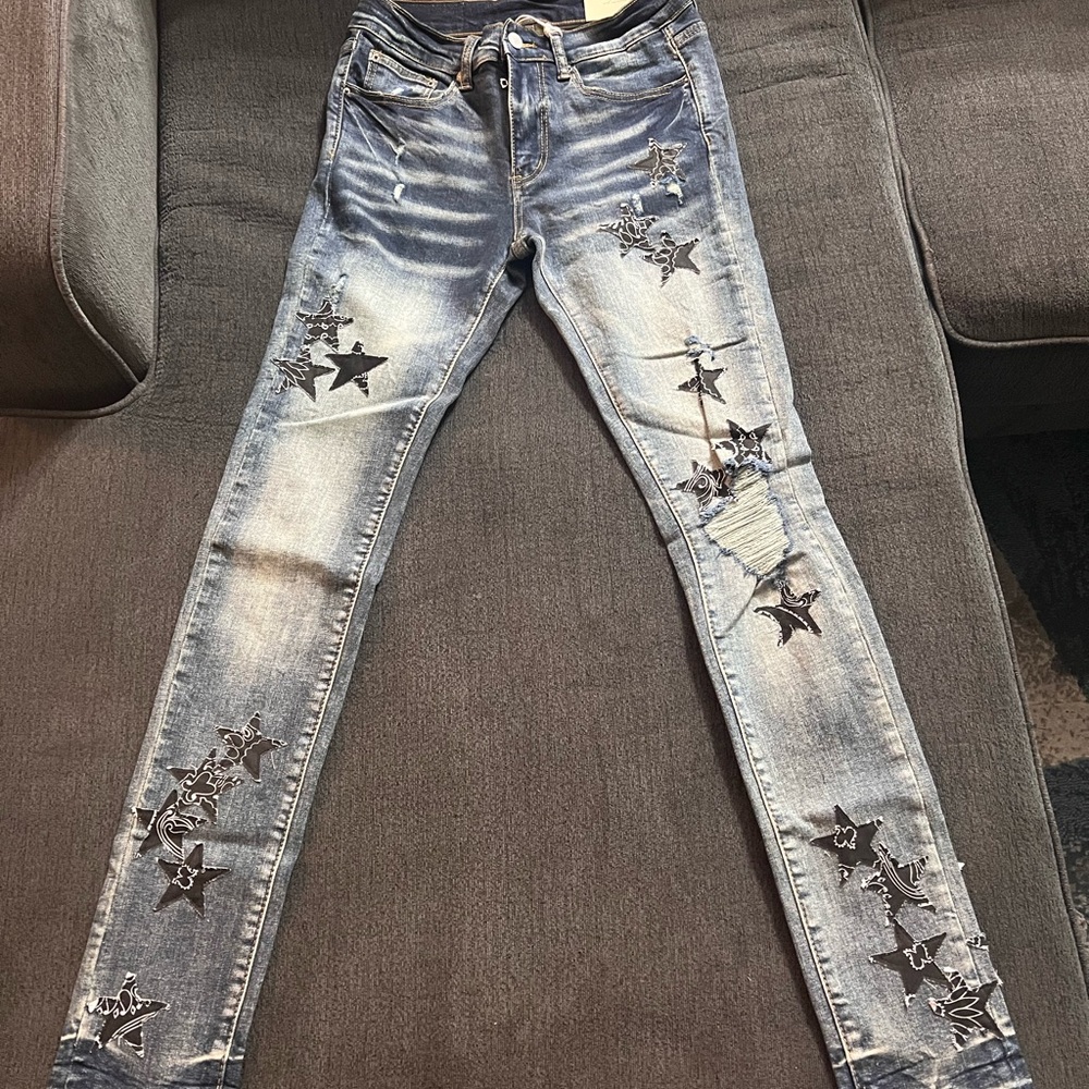 Star Skinny Denim Jeans
